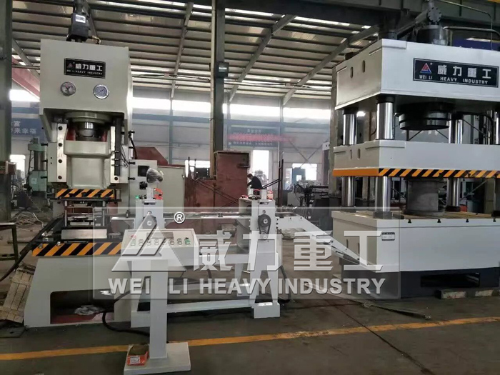 沖床參與礦用錨桿托盤液壓機(jī)的生產(chǎn)